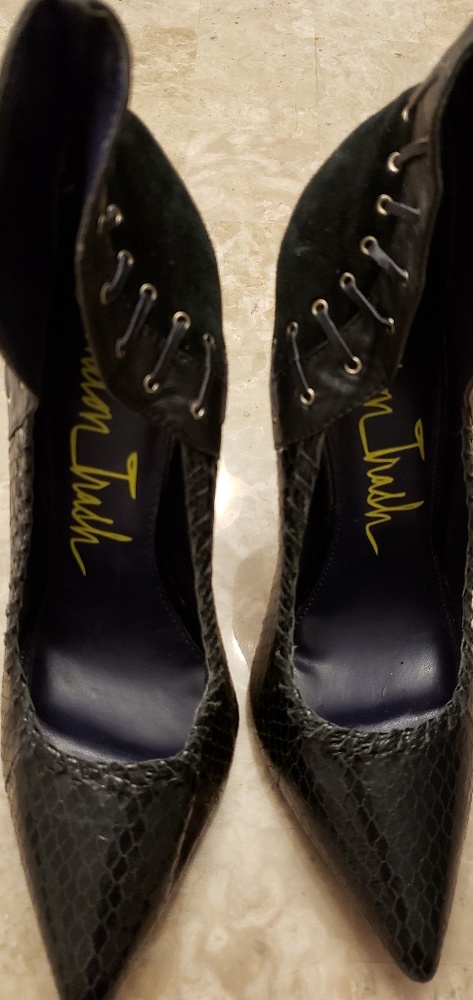 London Trash leather heels
